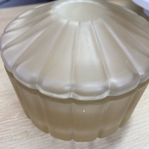 Studio McGee Frosted Glass Canister Set of Two - Picture 5 of 7